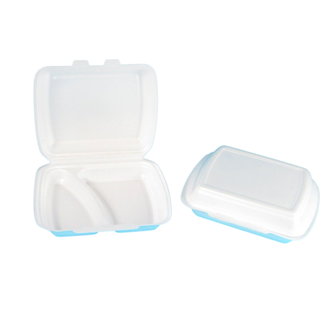 Menüboxen XPS HP4/2 24x20x8cm 2-geteilt weiß 250St