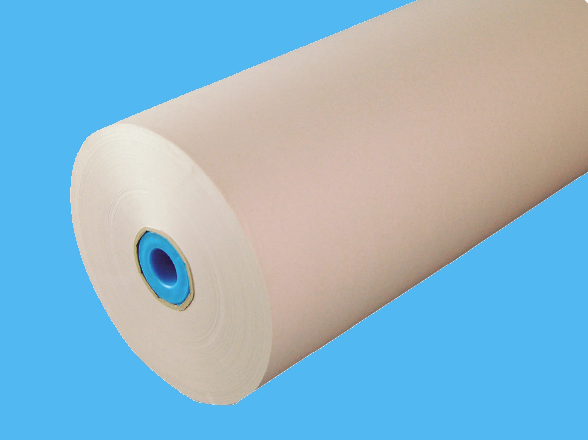 Einschlagpapier Cellulose weiß 40cm 40g/m² auf Rolle 8kg 1Ro.