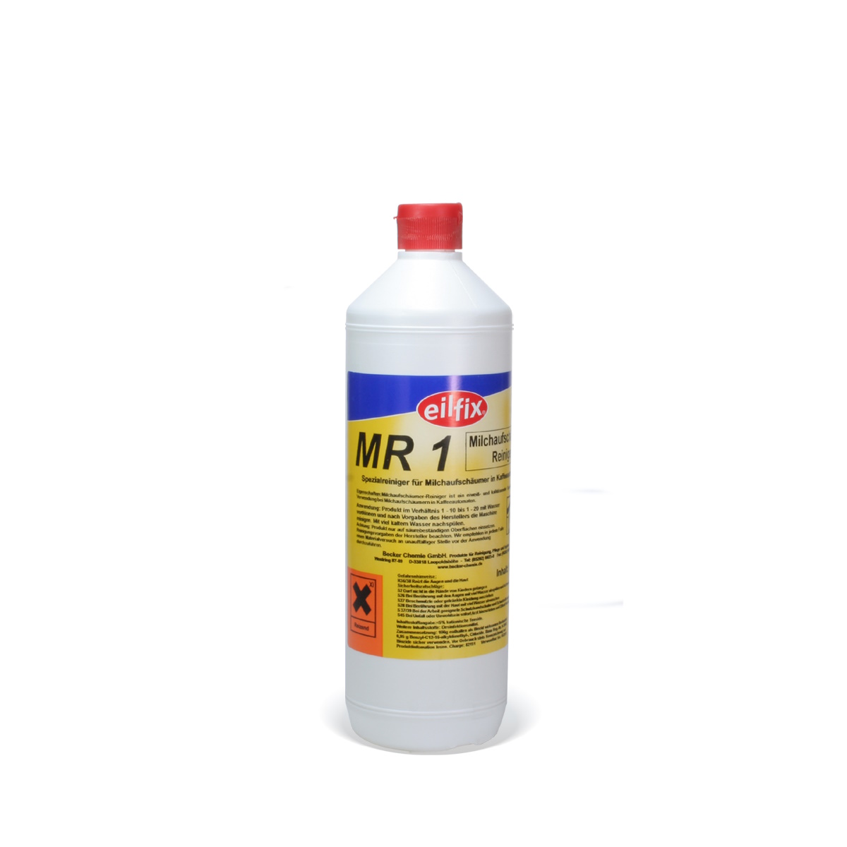 Milchschaumreiniger für Kaffeemaschinen chlorfrei 1l Flasche 12St