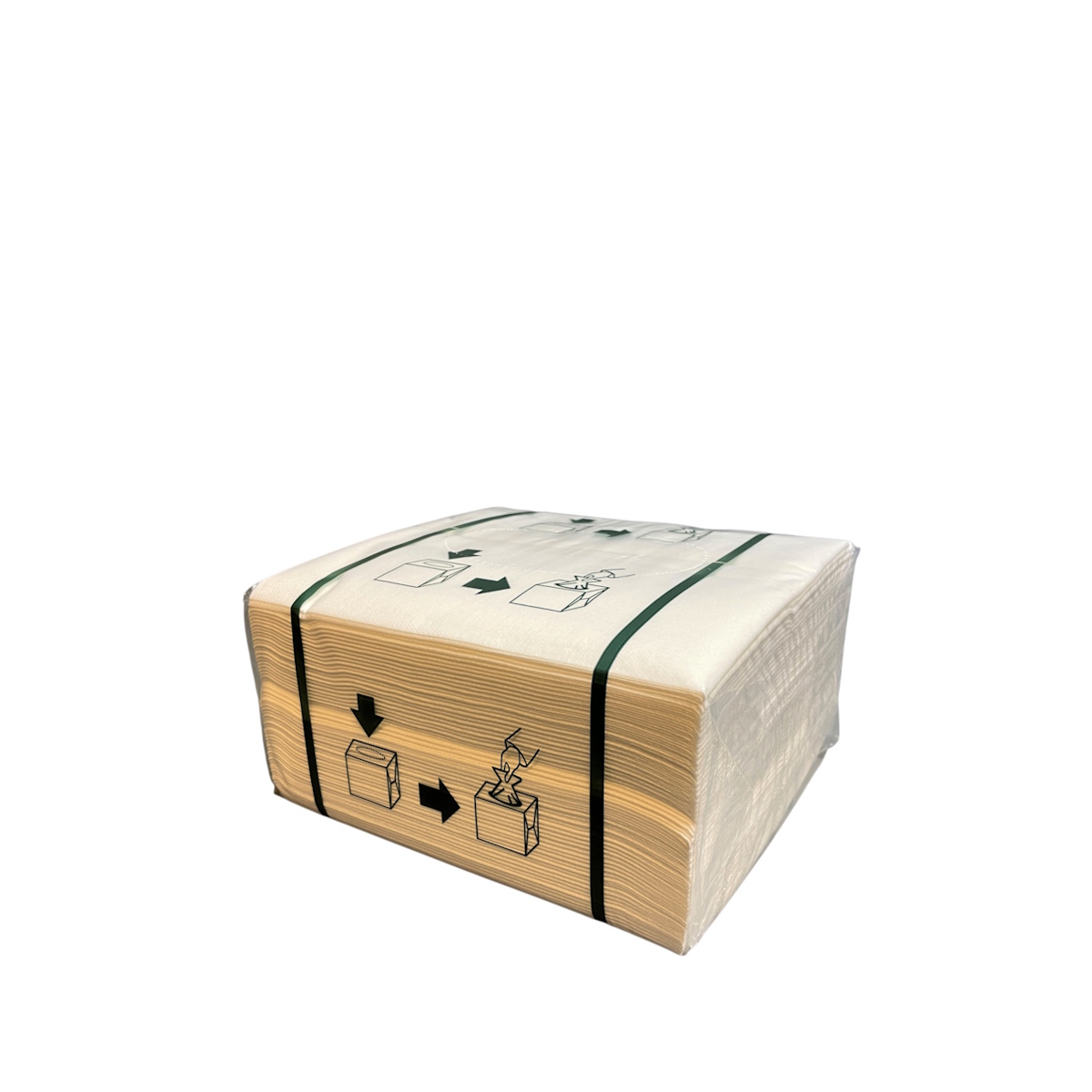 Allzwecktücher 38x40cm Z-Falz Vlies weiß Classic HydroPlus 65g/m² 600St