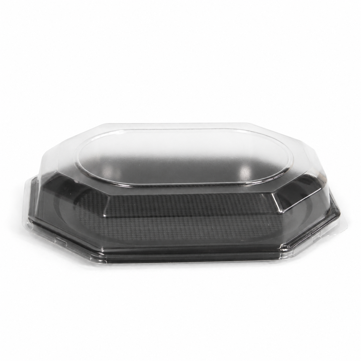 Kunststoff Partyplatten L 450x300x25mm schwarz rPET recycelbar 50St