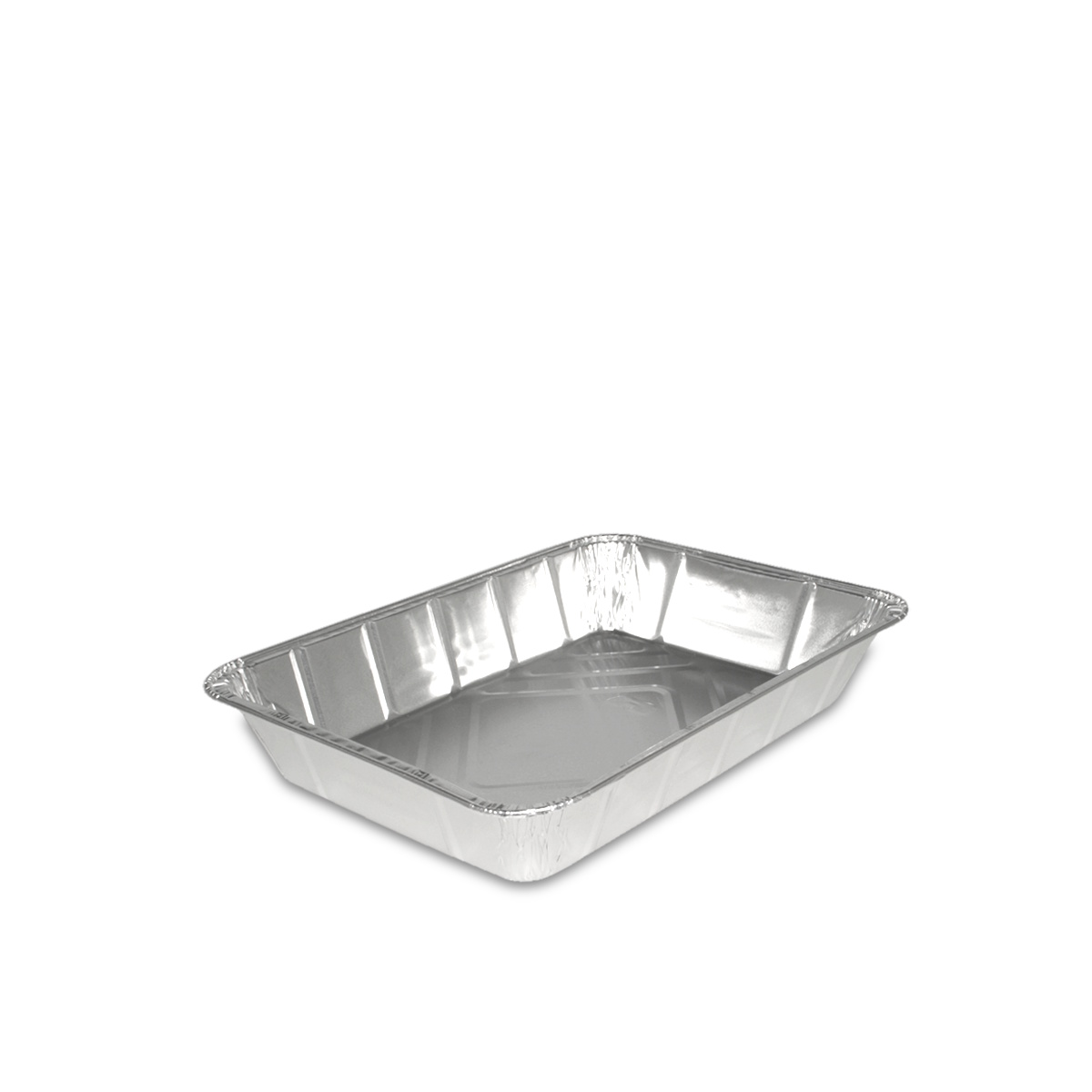 Alu Menüschalen PROFI ungeteilt tief 227x177x39mm 70my 1000St