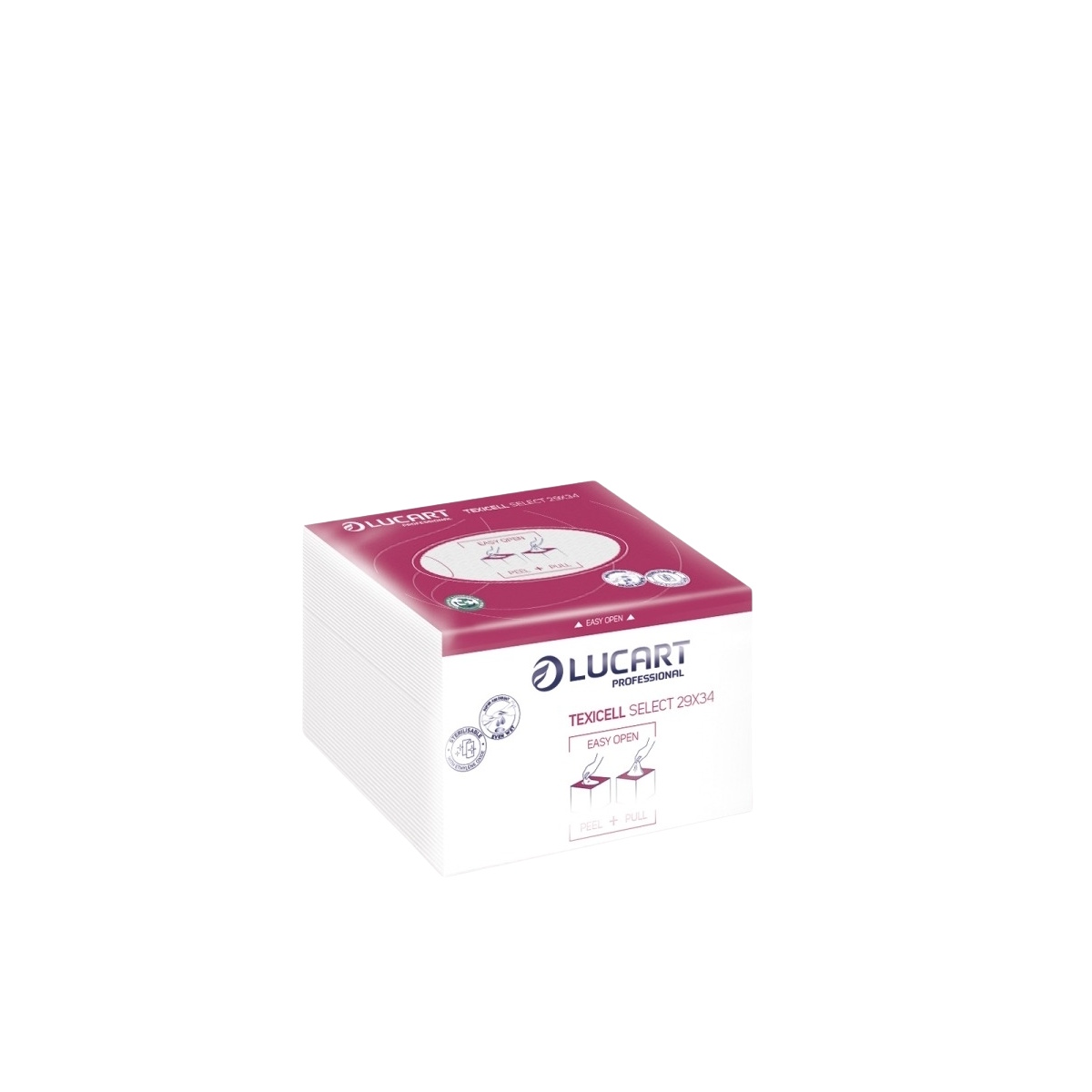 Airlaid Allzwecktücher weiß Premium 29x34cm 65g/m² 32 Spenderpoly á 40St