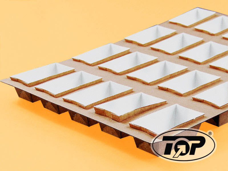Einmal Back Tray für 20 Minikuchen 45St