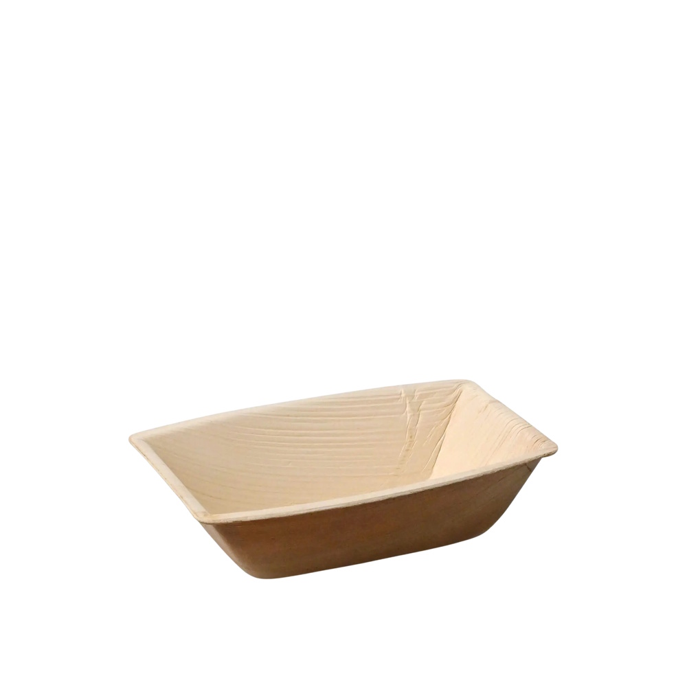 Bio Palmblatt Schale eckig 17x12,3cm 40mm tief 300St