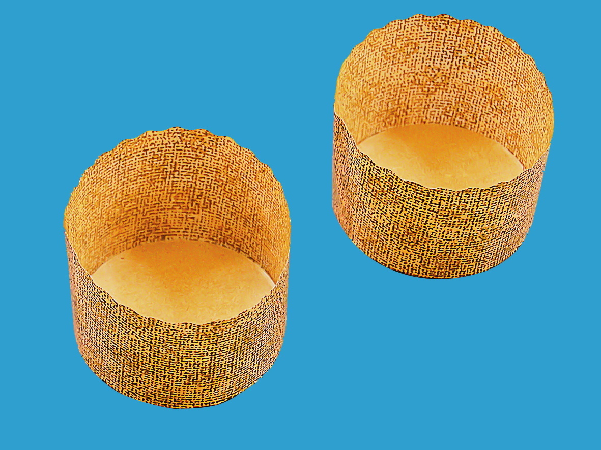 Einwegbackformen aus Papier für Mini Panettone 60mm 3000St