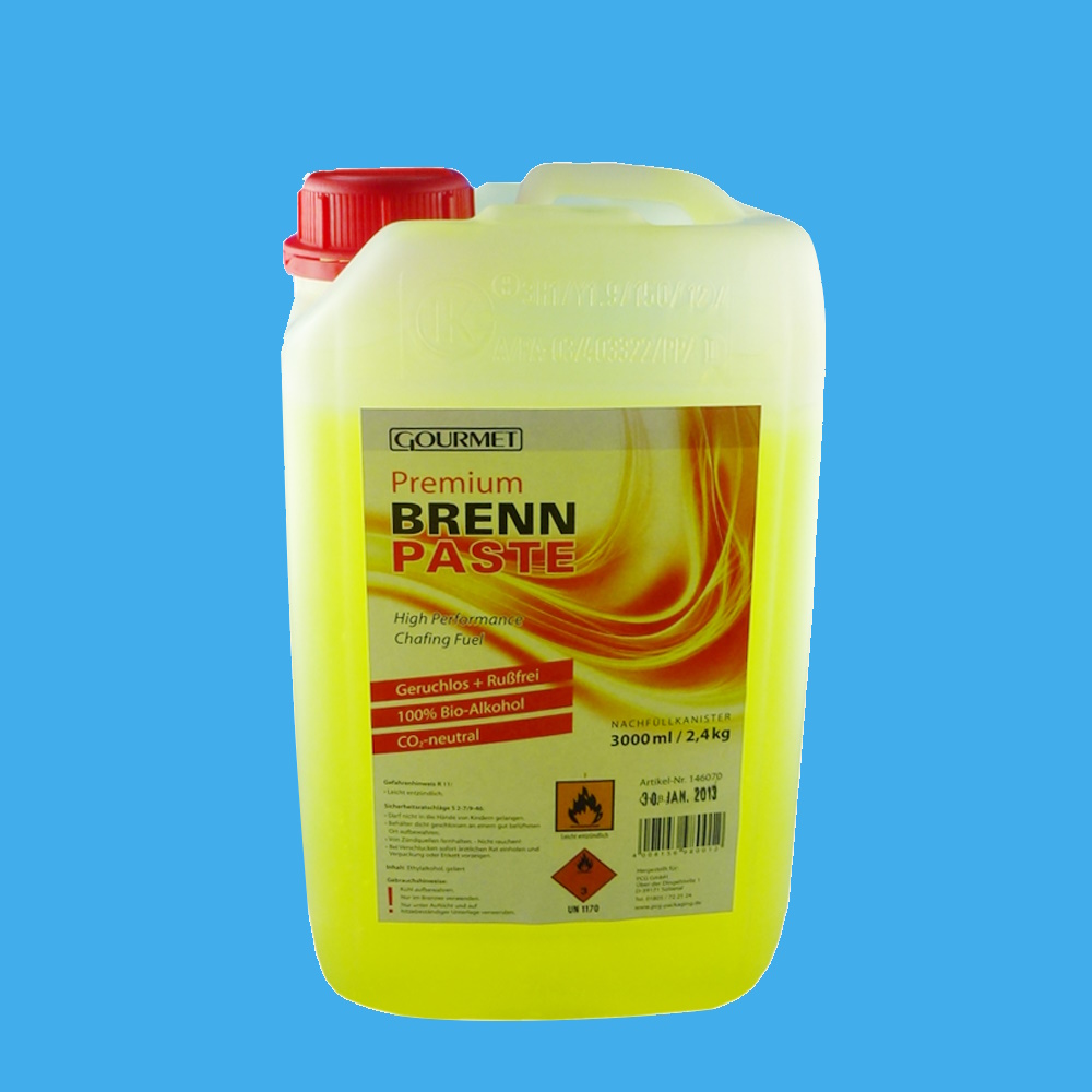 Brennpaste zähflüssig im Kanister 3000ml 2,4kg 3St