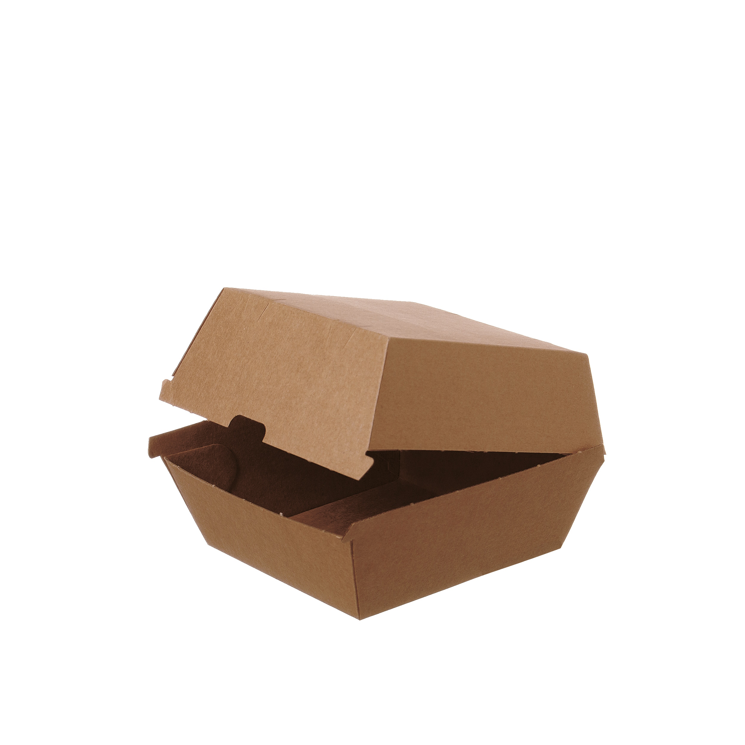 Bio Hamburgerbox braun Wellpappe extrastark 150x145x90mm 200St