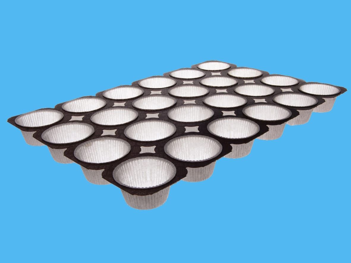 Muffin/Cupcake Back Tray inkl. Backformen für 48 Muffins 1OZ 40g 100St