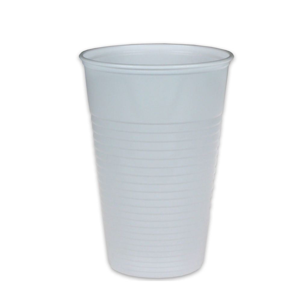 Kaltgetränke Trinkbecher 0,3l 300ml weiß PP recycelbar 2000St