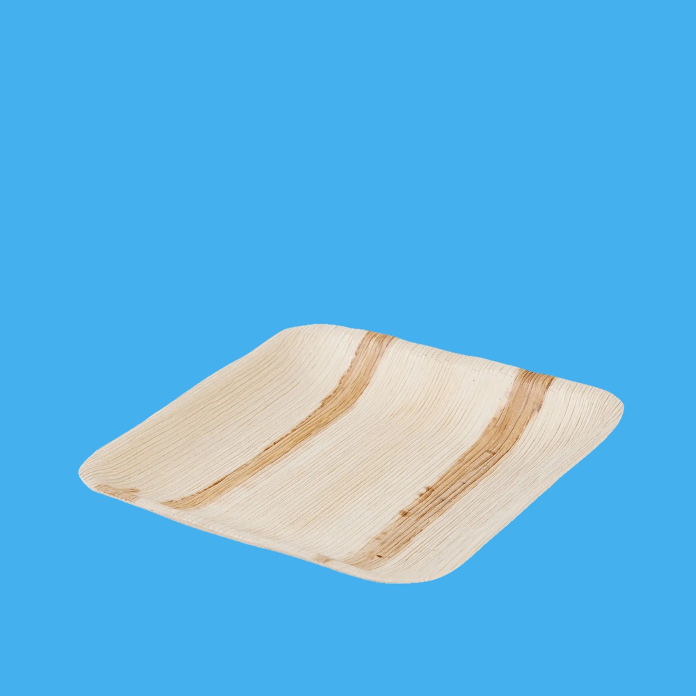 Bio Palmblatt Teller quadratisch 15x15cm flach 200St