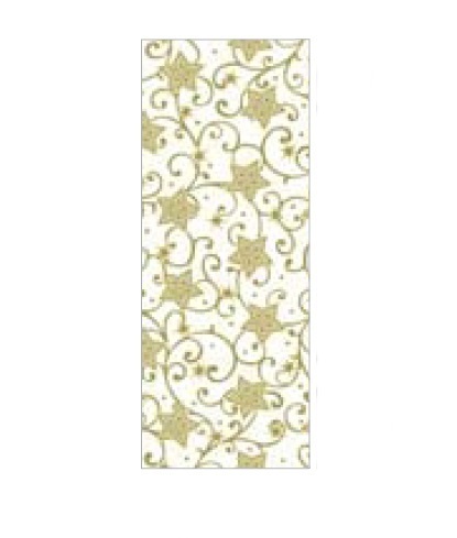 Airlaid Tischdecke 80x80cm "Goldene Sterne" 50St.