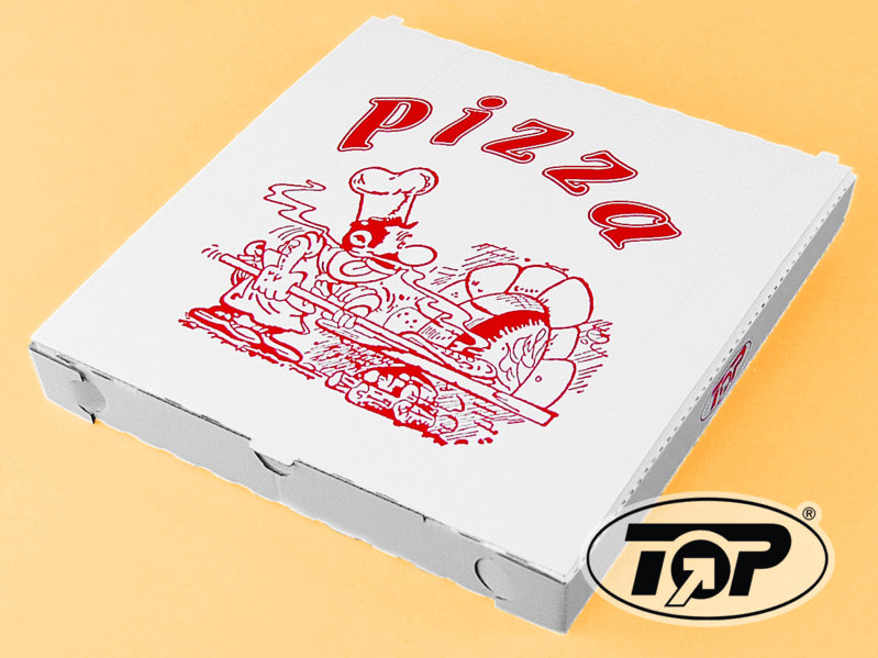 Pizzakarton 32x52x5cm Taglio Kraft 100St.