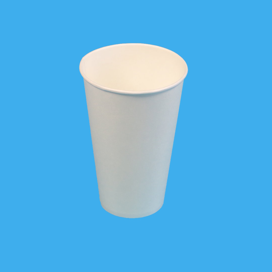 Kaltgetränkebecher Papier/PE 200ml weiß mit Eichstrich 1000St