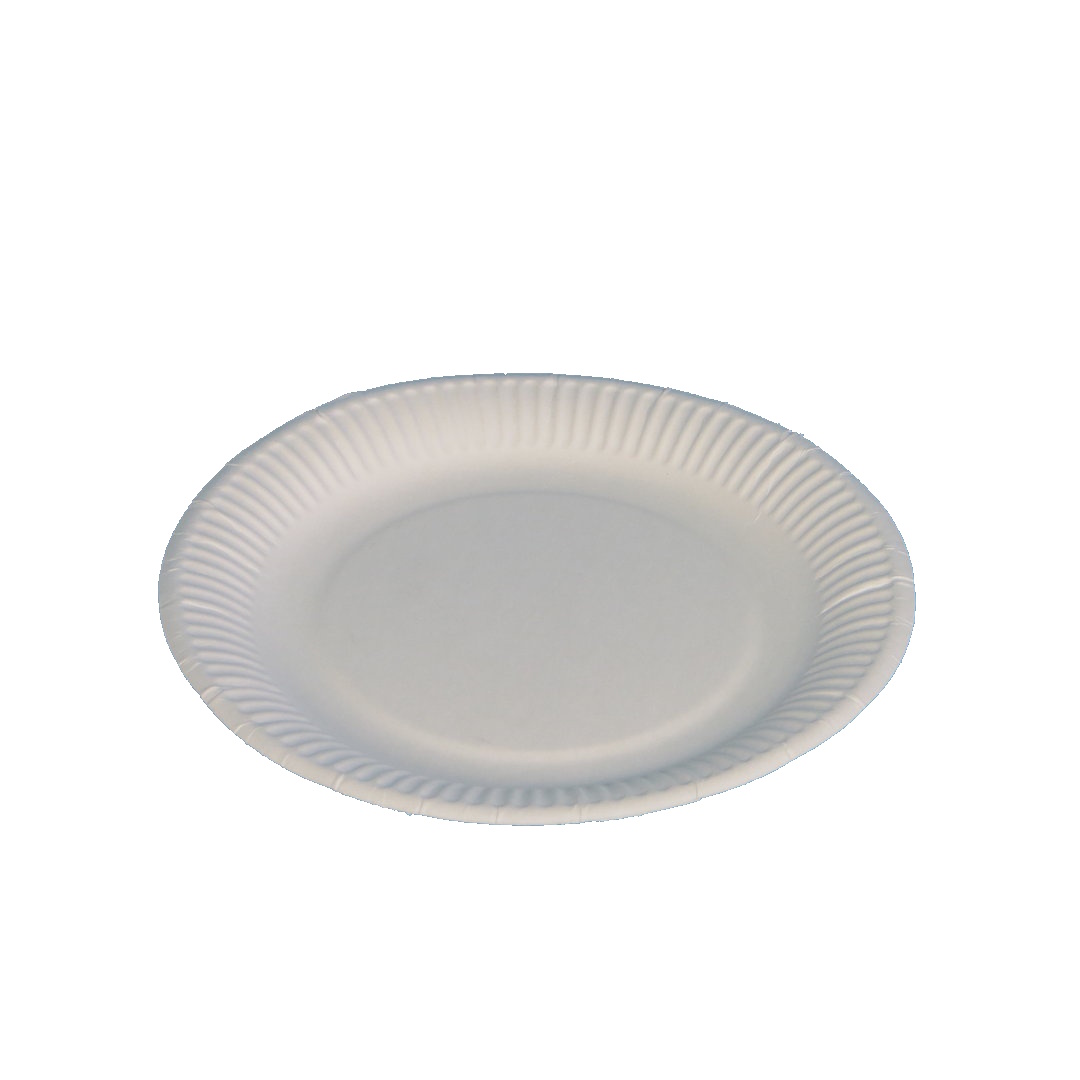 Pappteller rund Ø23cm weiß Frischfaser 245g/m² 500St