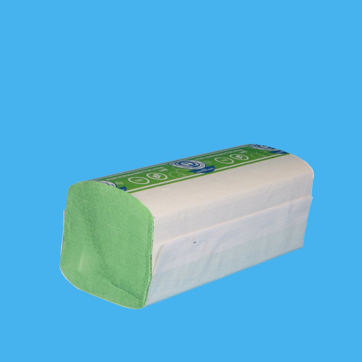 Falthandtücher Premium 2-lagig grün 25x23cm Z-Falz 4000St