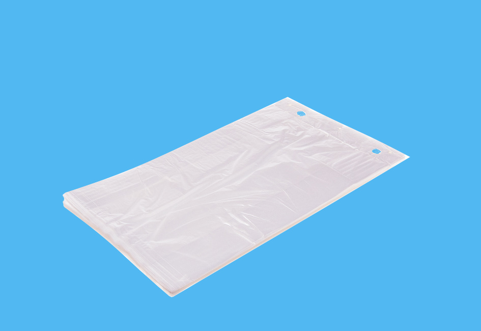 Poly Abrissbeutel HDPE transparent geblockt 200x280mm 10my 3000St