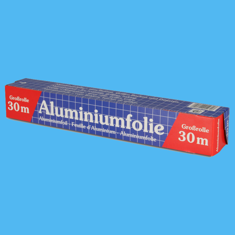 Aluminiumfolie 11my 30cm 30m in Spenderbox 24St.