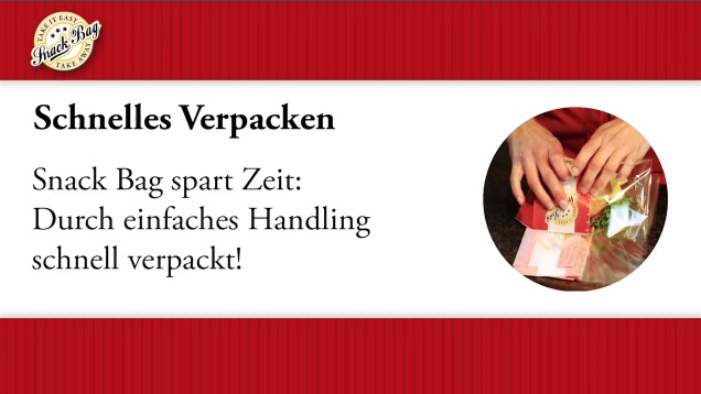 Snack Bag M "Enjoy" m. Abreißfolie 180x70x225mm 1000St Snack Bag M "Enjoy" m. Abreißfolie 180x70x225mm 1000St