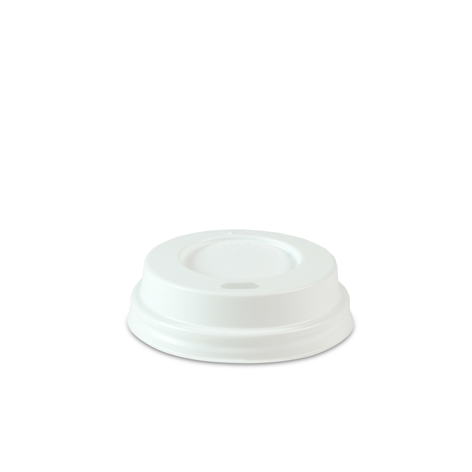 Deckel PS weiß für Espresso to go Becher Ø62mm 4oz/100ml 1000St.