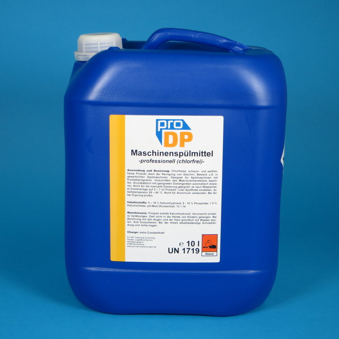 Pro DP Maschinenspülmittel Professionell chlorfrei flüssig 10l