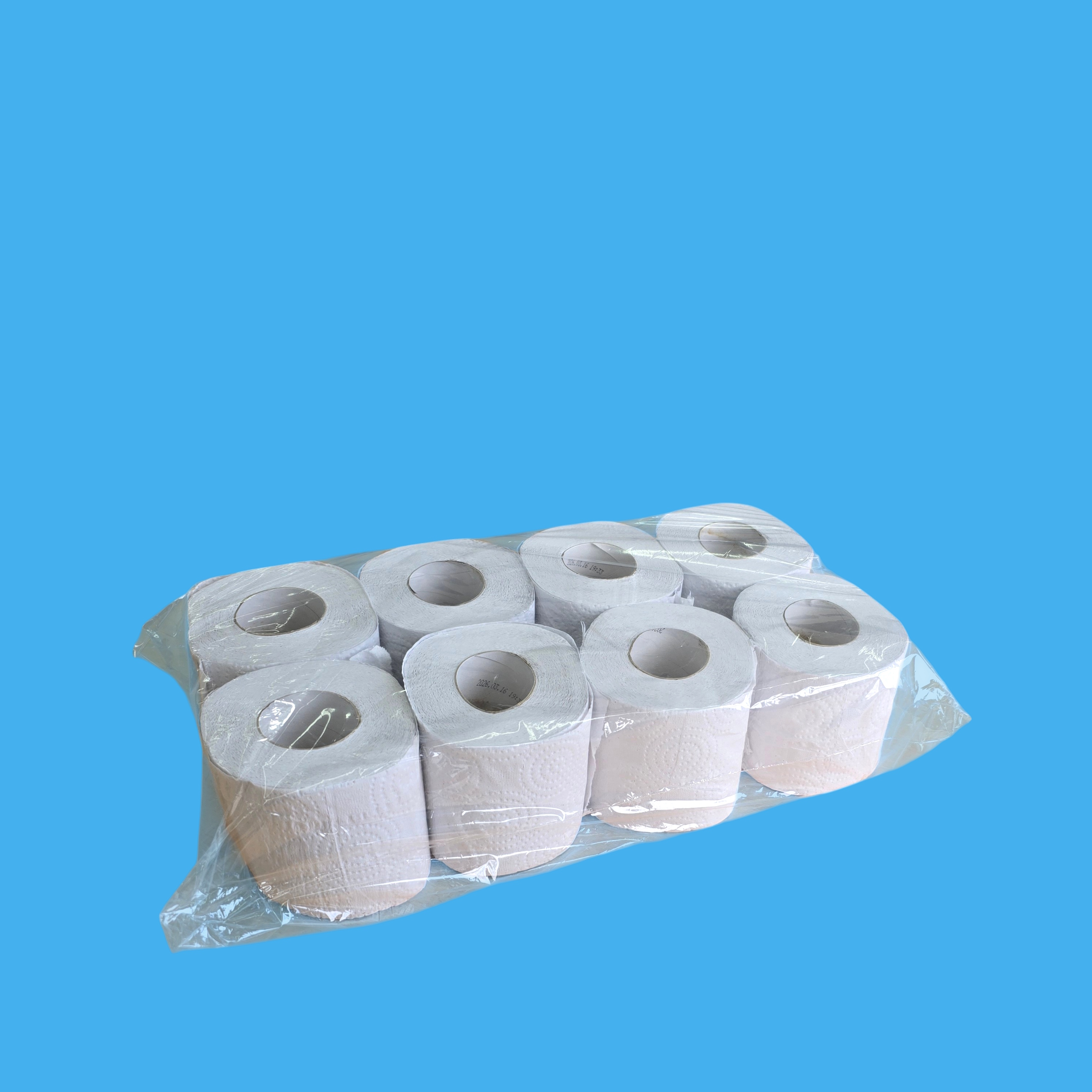 Toilettenpapier Profi Line Kleinrolle Recycling Tissue weiß 2-lg 250 Blatt 8x8 Rollen