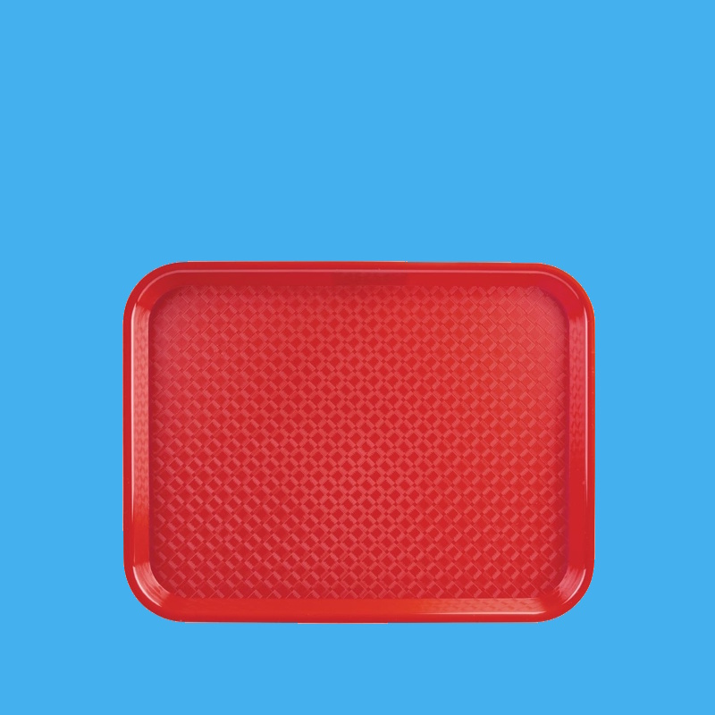 Kunststoff Tabletts PP rot 41x30,5cm 12St