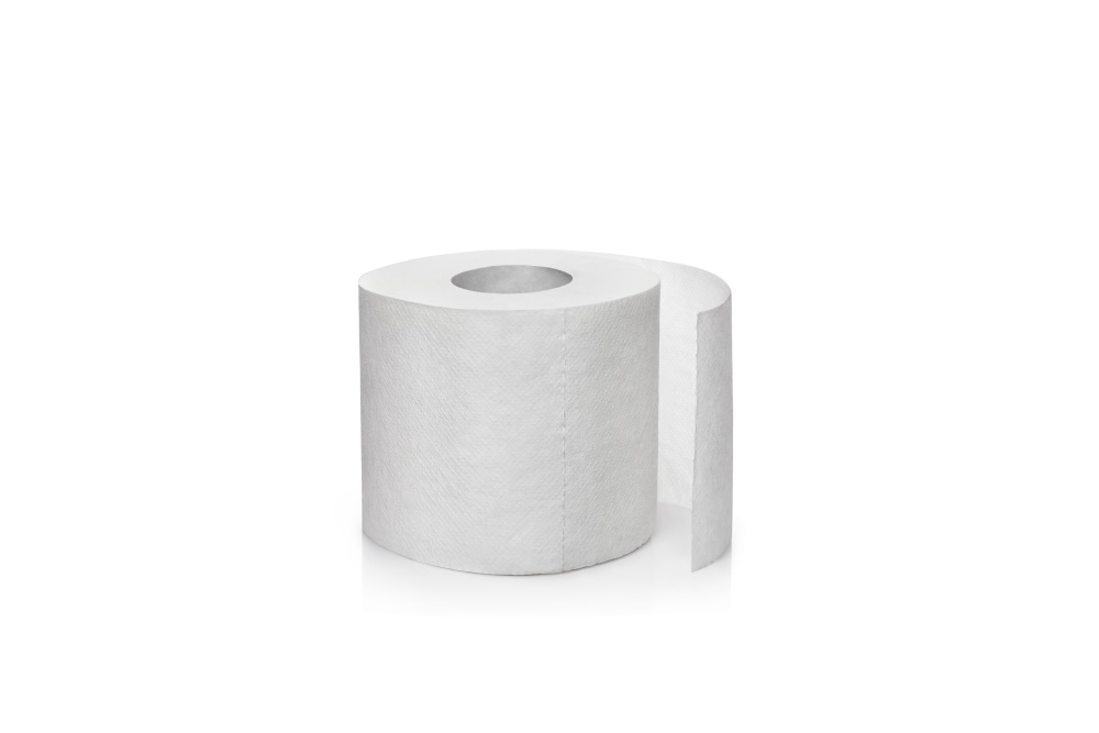 Toilettenpapier Rolle Krepp natur 1-lagig 400 Blatt 64 Rollen