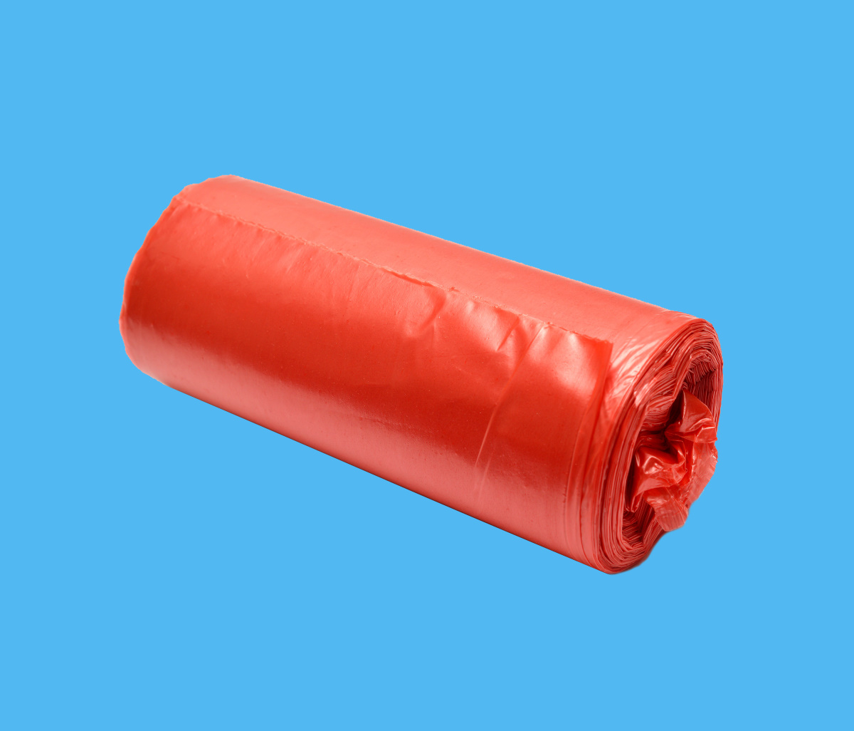 Müllsäcke rot 120l 700x1100mm T60 LDPE auf Rolle 250St