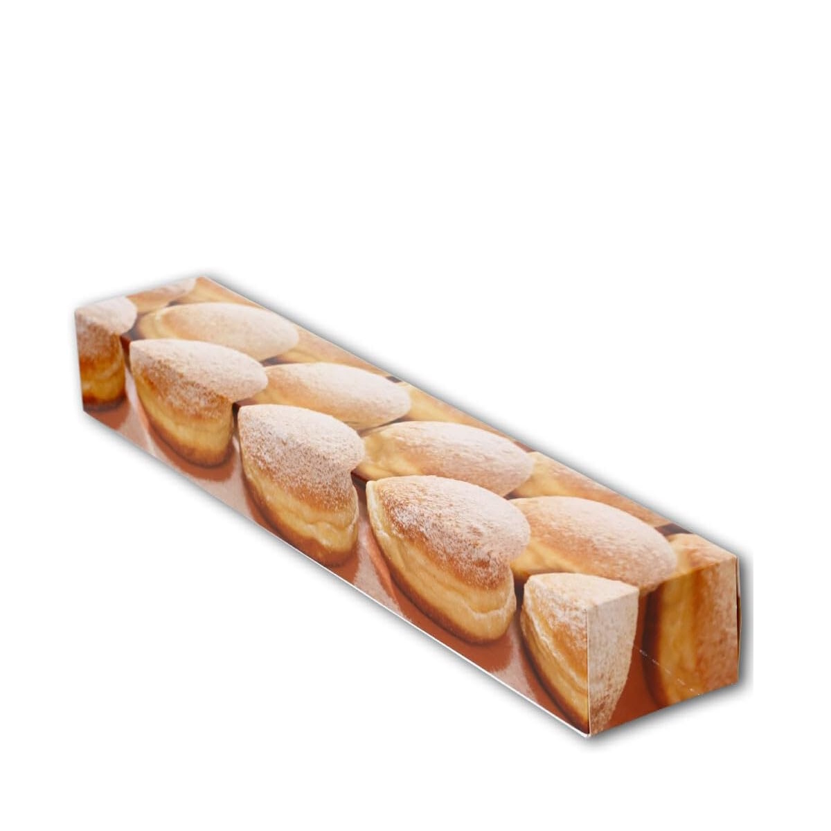 Transportkarton für Berliner / Krapfen / Pfannkuchen 60x11x8cm 60St