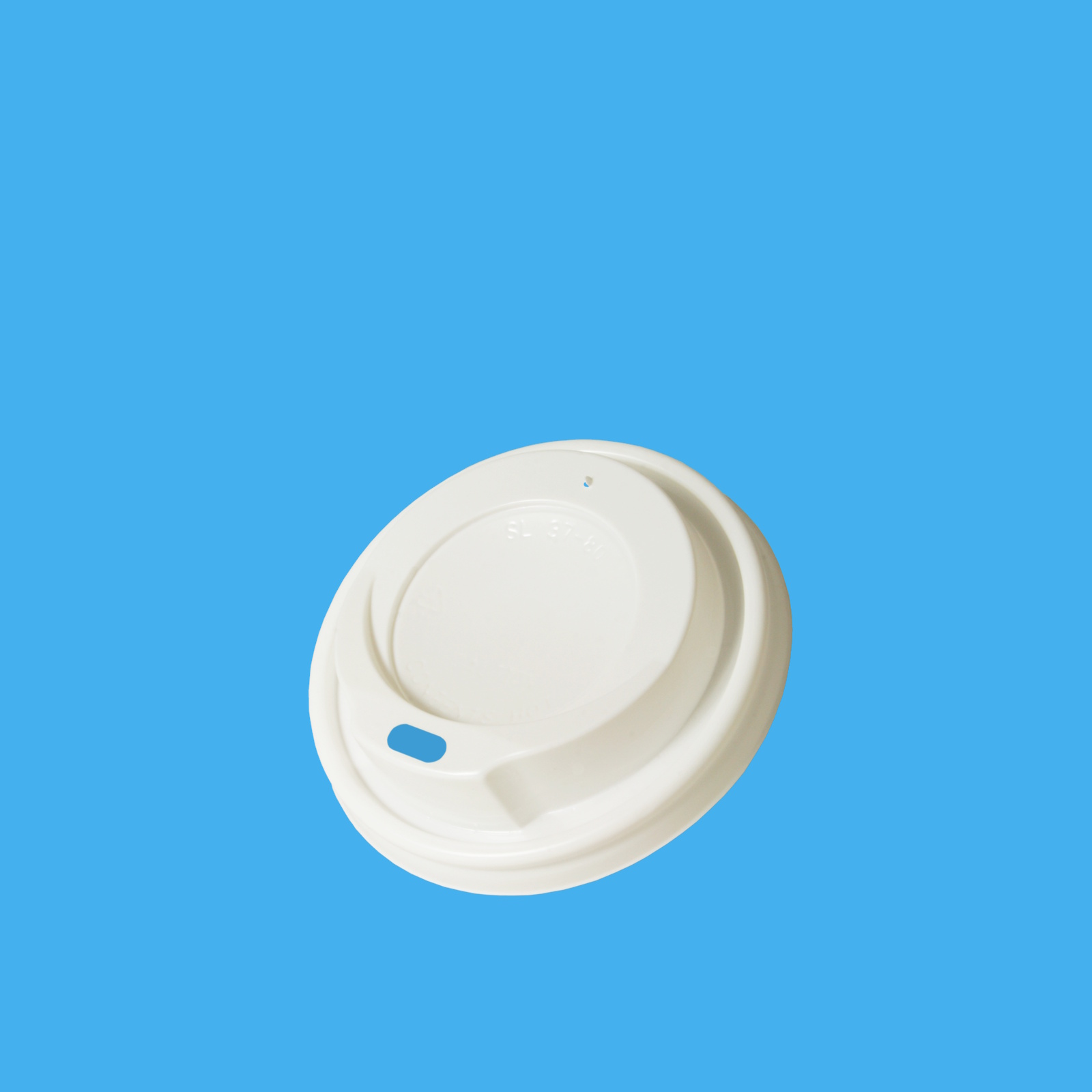 Deckel PS weiß für Coffee to go Kaffeebecher Ø80mm 8/10/12oz Slim 1000St.