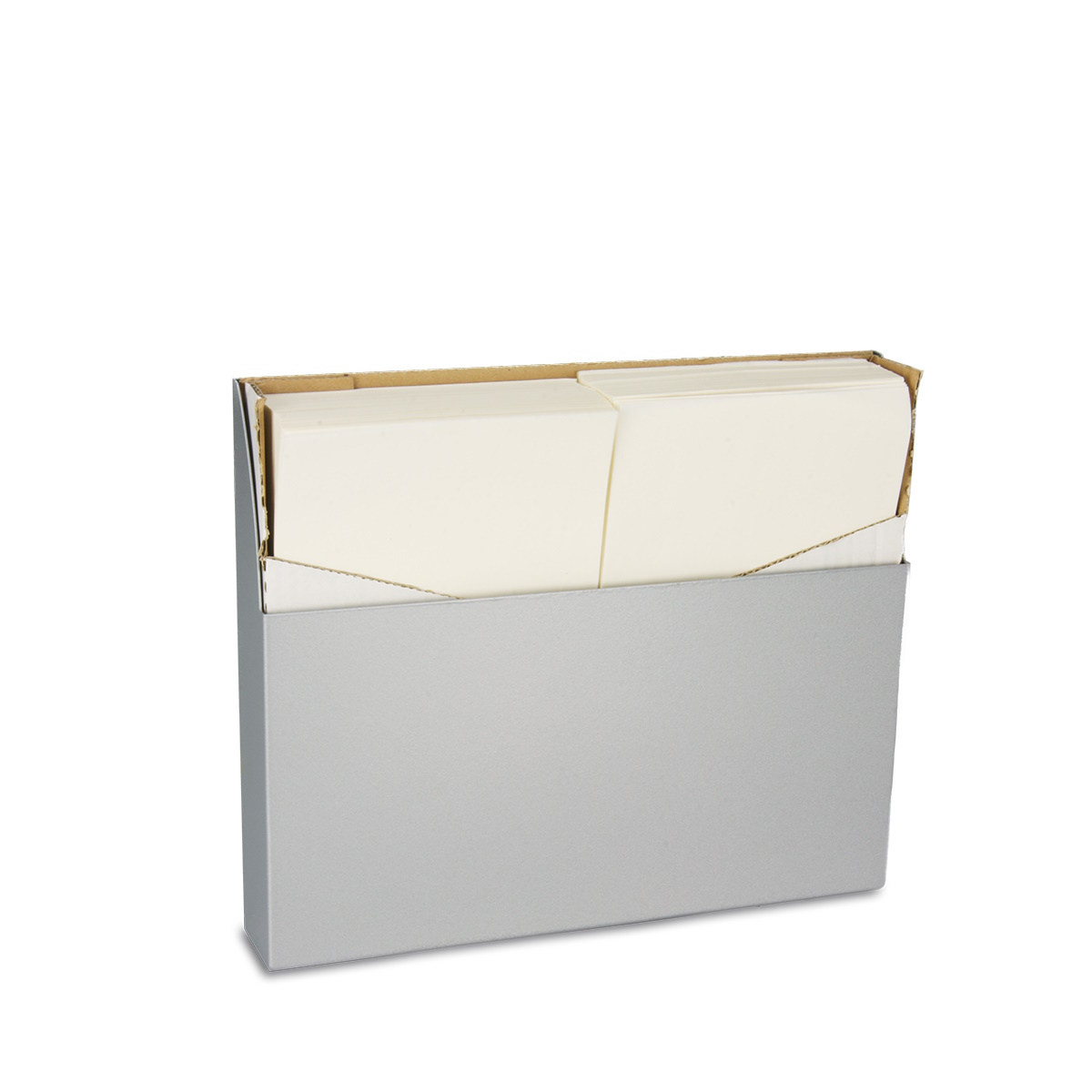 Spender für Ofenpapier 33,2x28x5,3cm Stahlblech grau 1St