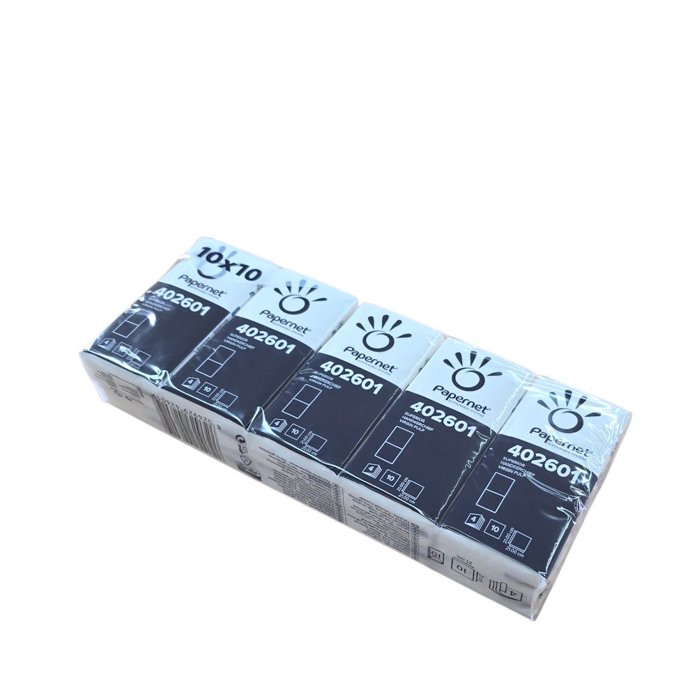 Taschentücher hochweiß Tissue/Zellstoff 4-lagig 21x21cm 2400St (24x10x10)