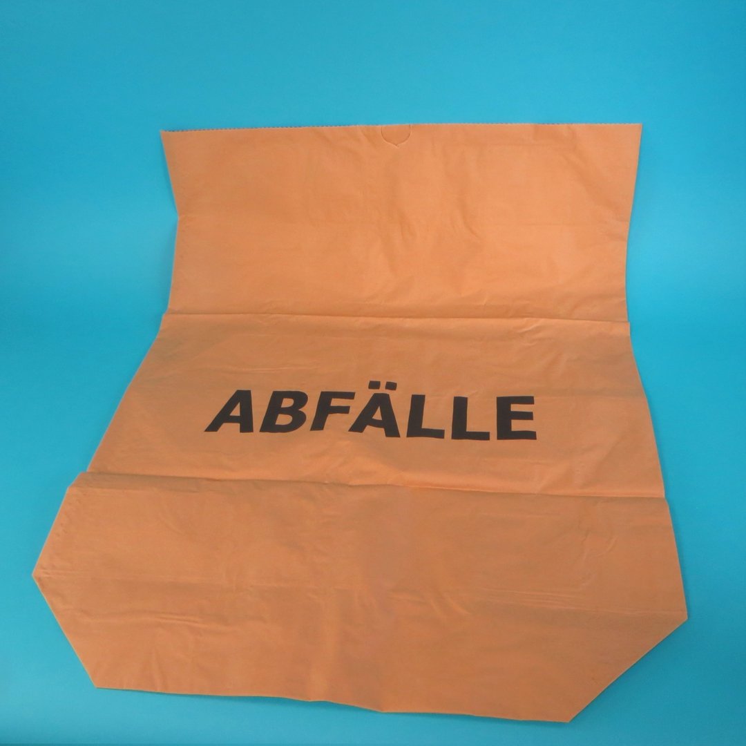 Papier Müllsack braun "Abfälle" nassfest 120l 700x950mm 25St.