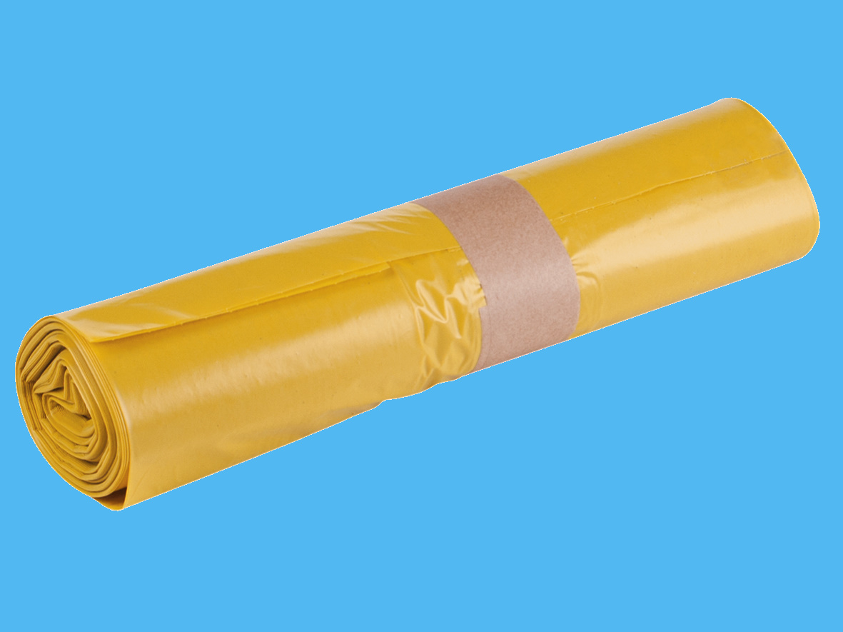 Müllsäcke gelb 120l 700x1100mm LDPE T65 auf Rolle 250St