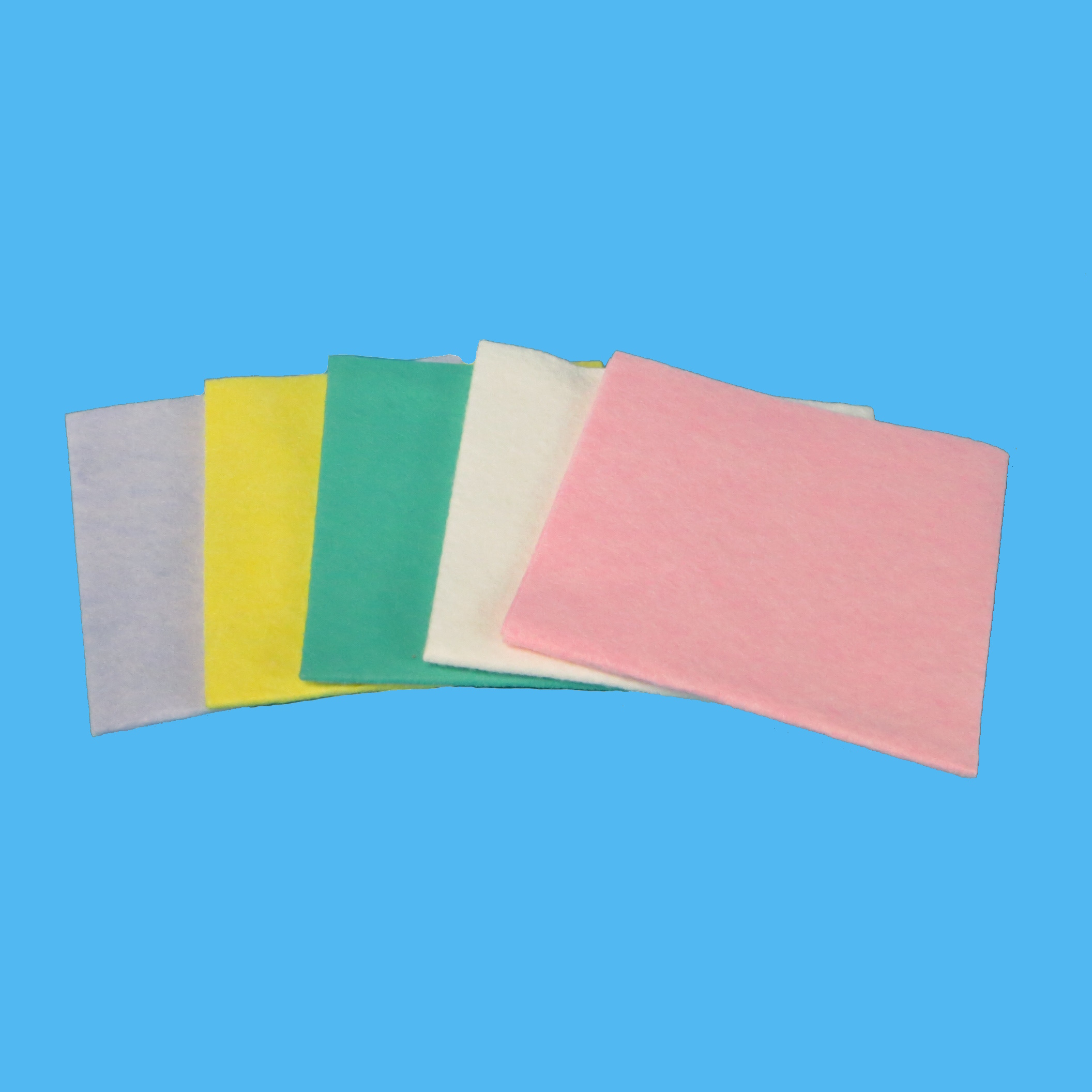 Allzwecktücher Vlies 38x38cm 110g/m² lose 300St. 5 versch. Farben wählbar