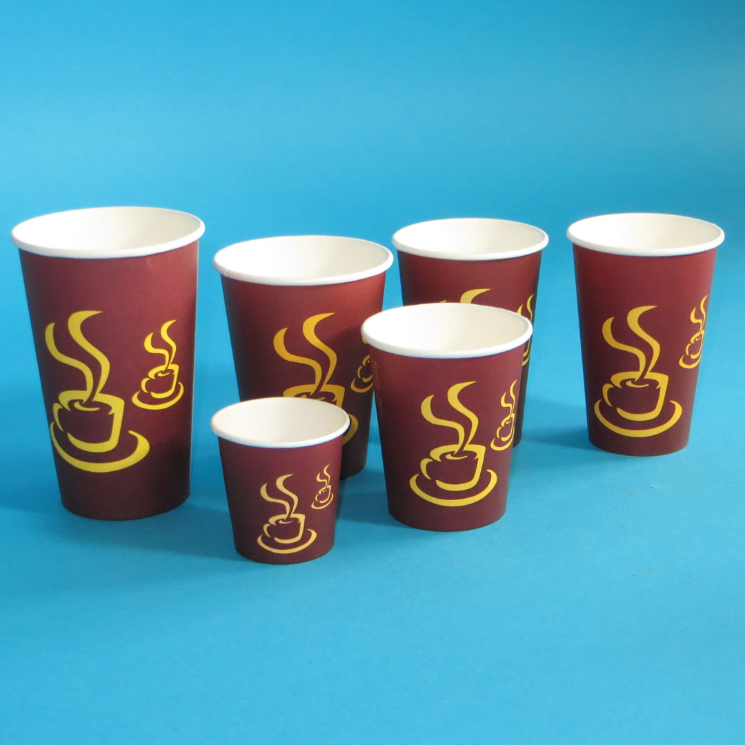 Coffee to go Becher "Hot Coffee" 1.000St. versch. Größen