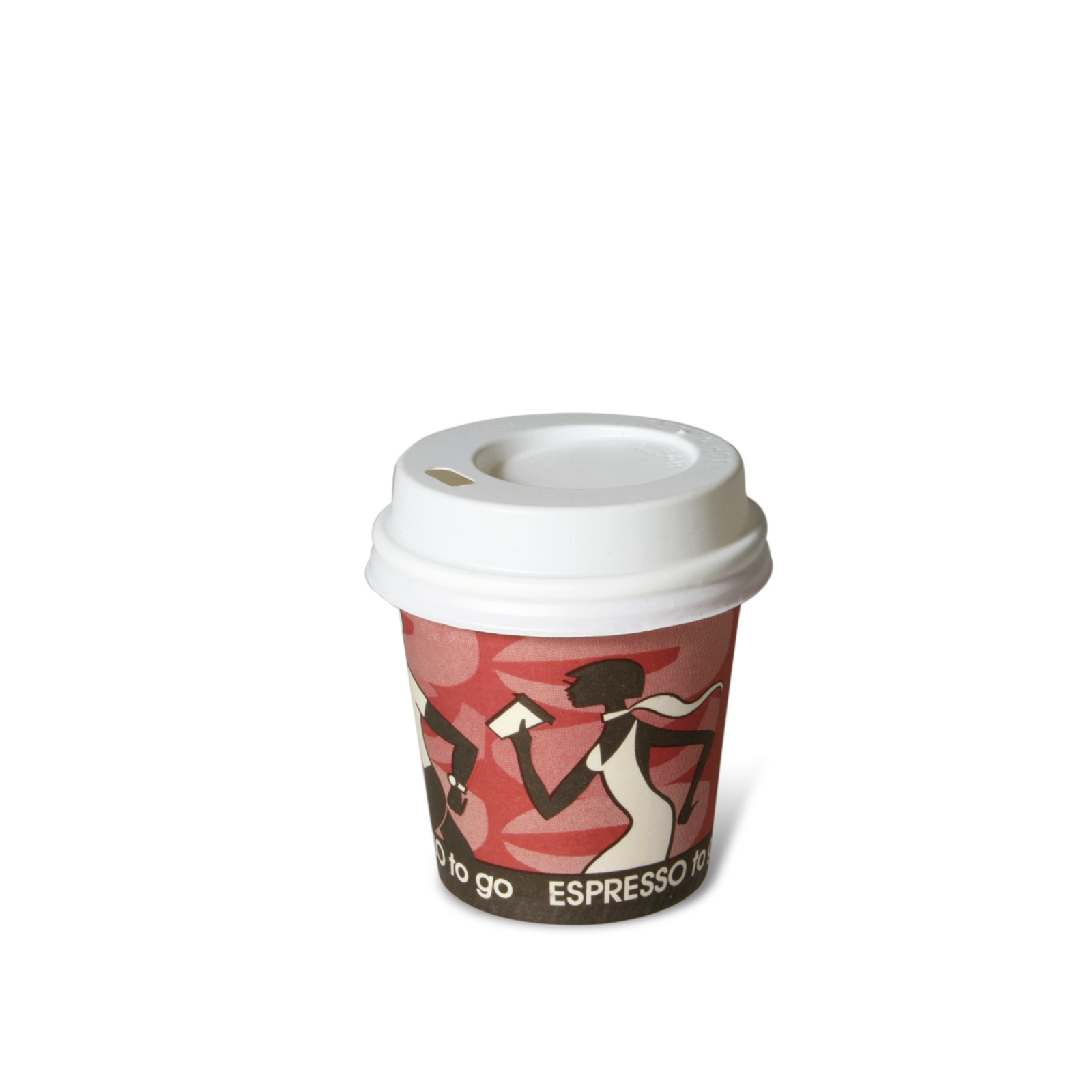 Deckel PS weiß für Espresso to go Becher Ø62mm 4oz/100ml 1000St.