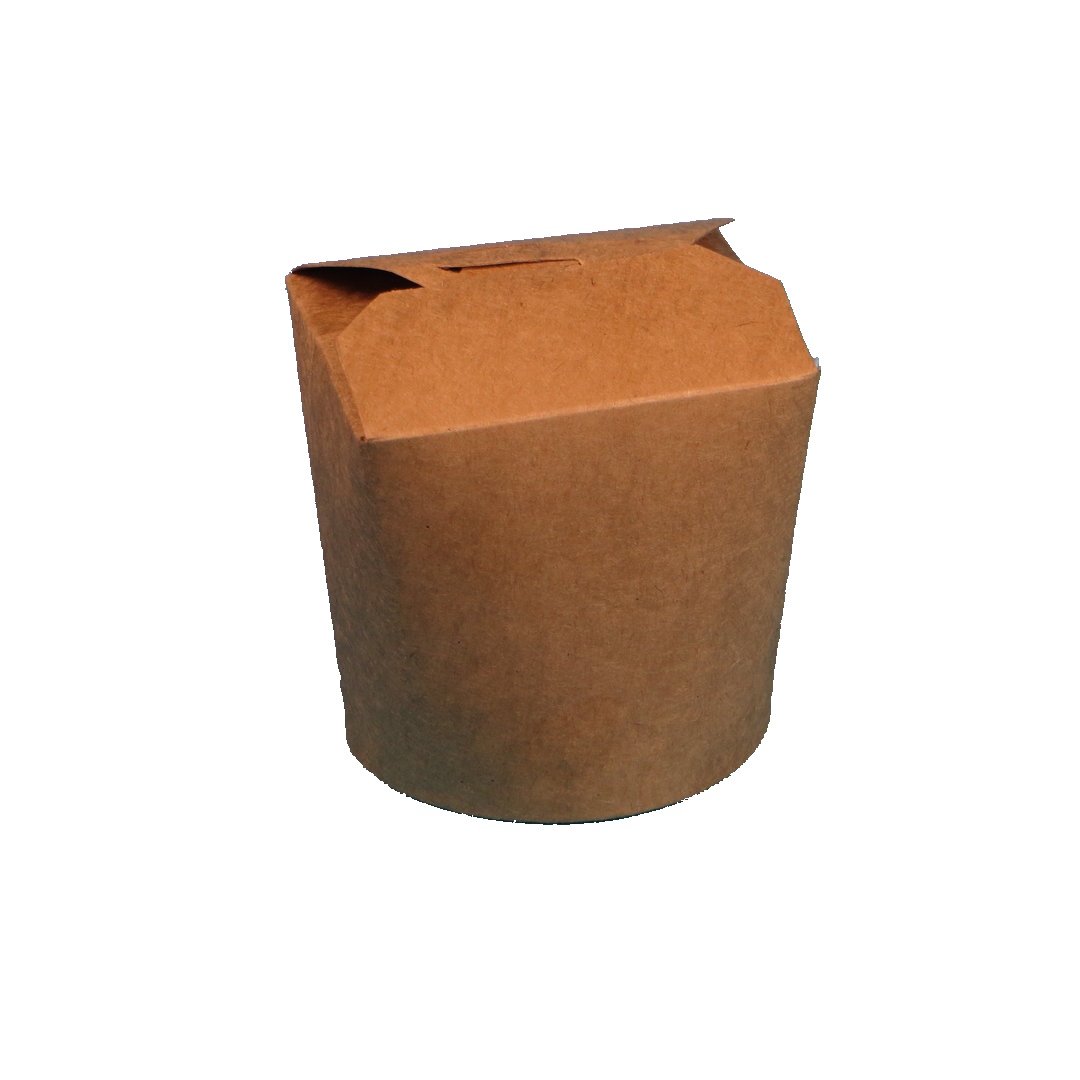 Bio Foodboxen rund braun Papier+Bio Barriere 500St. versch. Größen