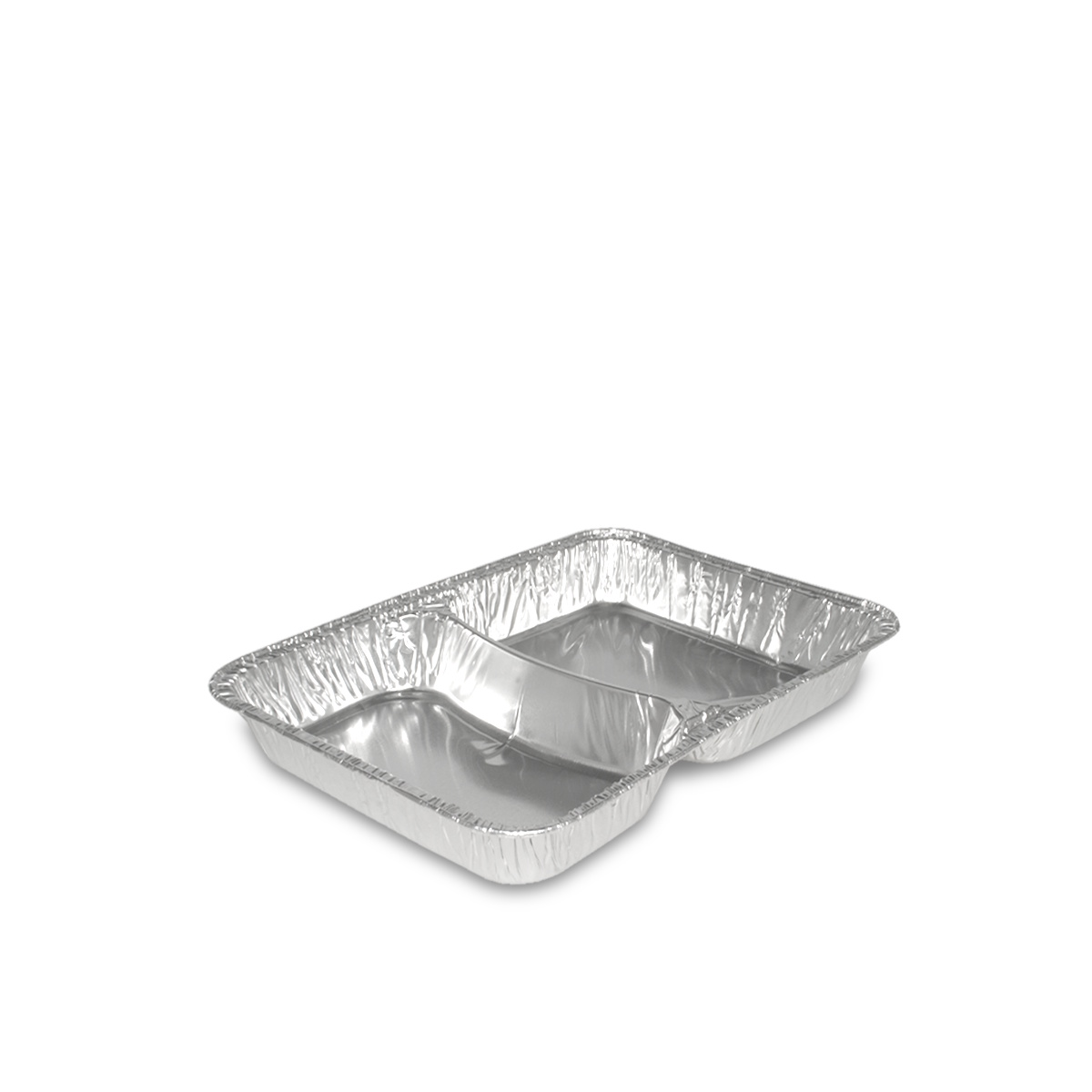 Alu Menüschalen PROFI 2-geteilt 227x177x30mm 70my 1000St