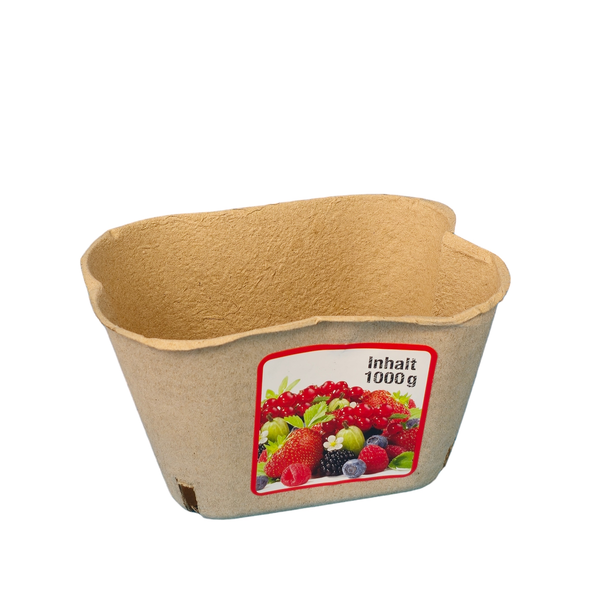 Beerenobstschalen für 1000g Früchte Bio Holzschliff 200St