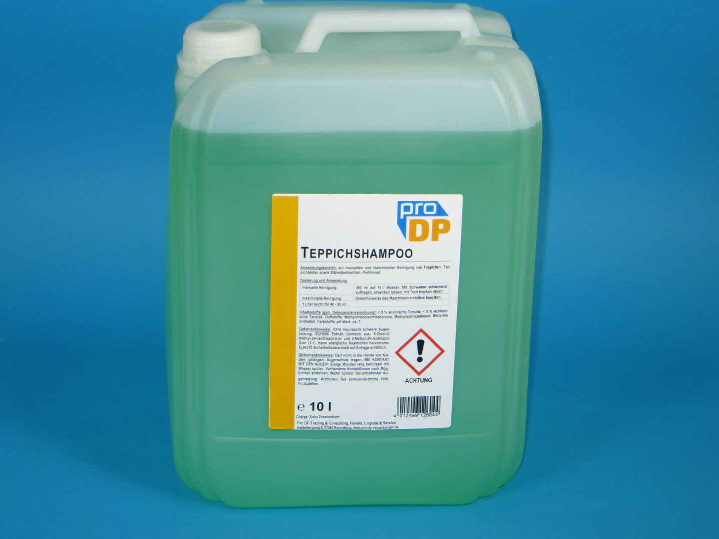 Profi Polsterreiniger & Teppichshampoo Konzentrat flüssig 10l Kanister