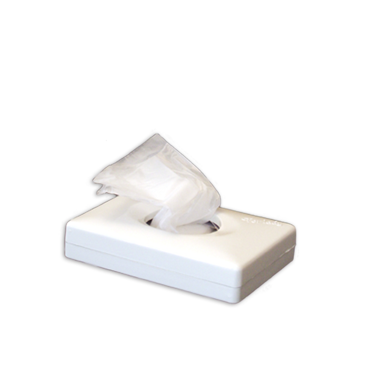 Hygienebeutel HDPE weiß 8+6x25cm in Nachfüll/Spenderbox 1500 (50x30) im Karton