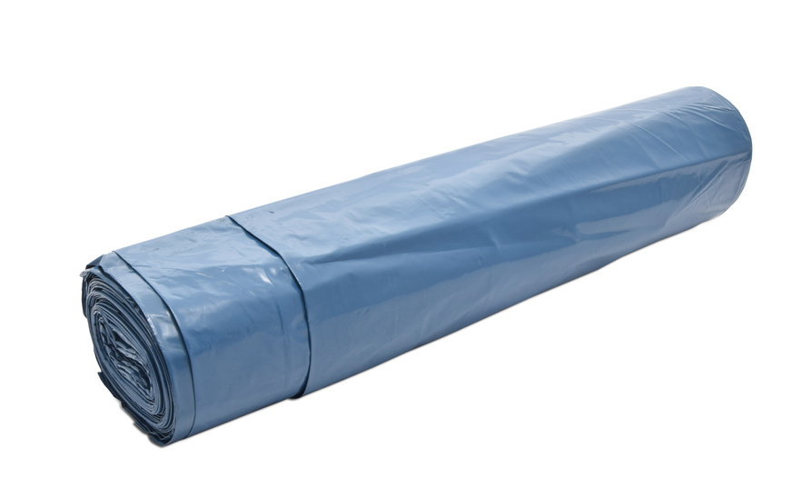 Müllsäcke 160l blau T40 LDPE 520x500x1100mm auf Rolle 200St