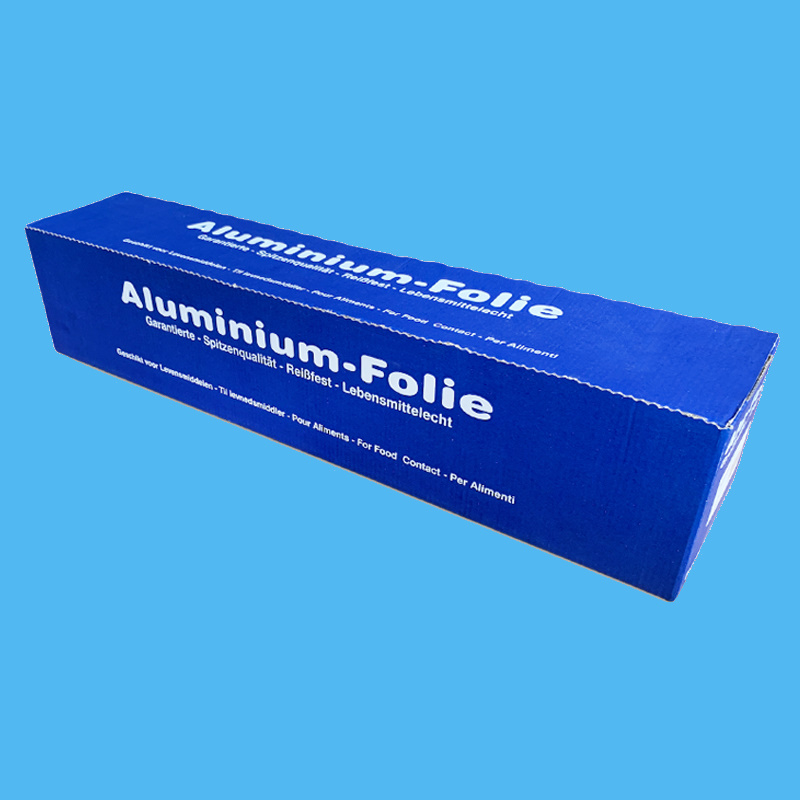 Aluminiumfolie im Spenderkarton 45cm 150m 14my 4 Rollen