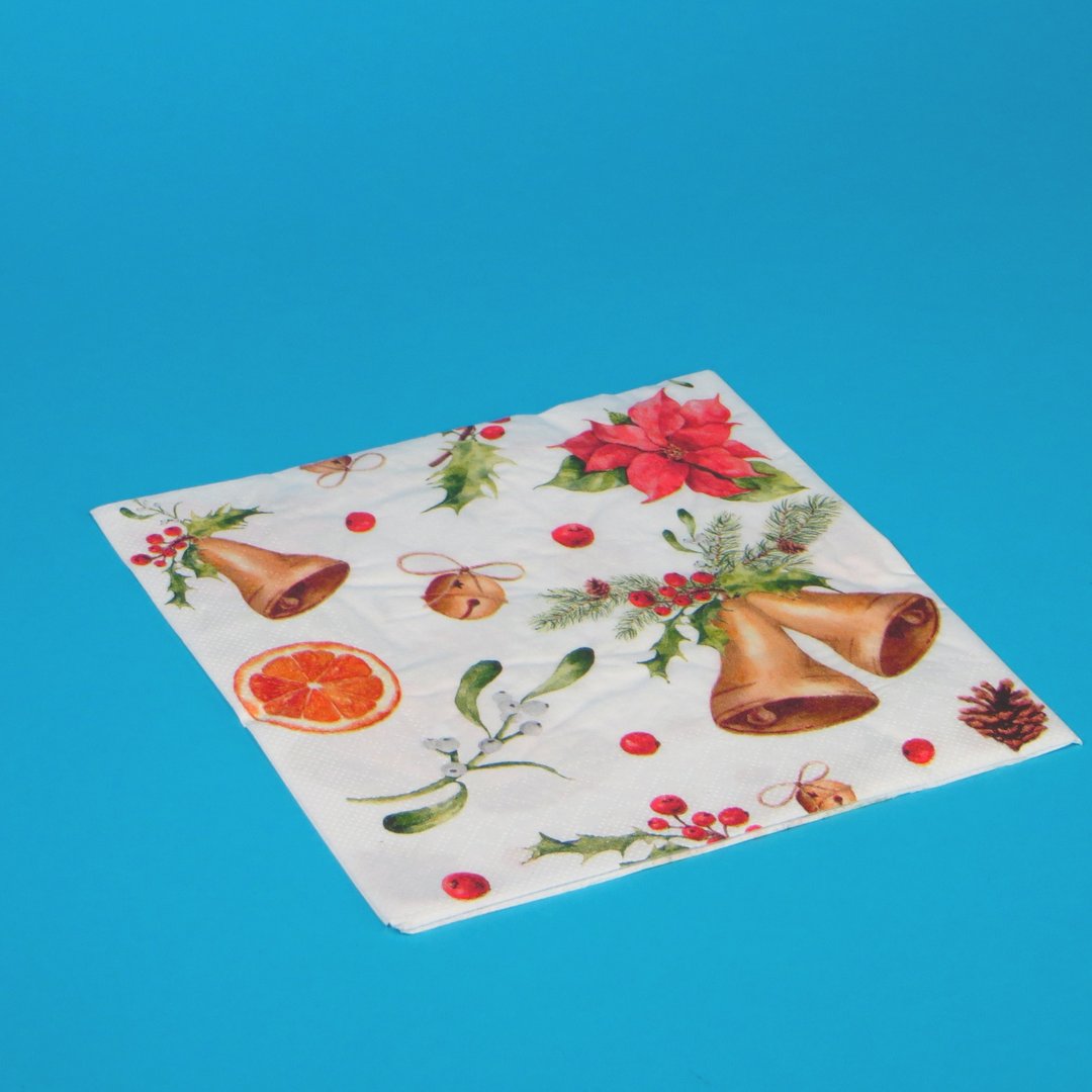 Tissue Servietten Weihnachten "Marianne" 40x40cm 3lg 1/4 1200St