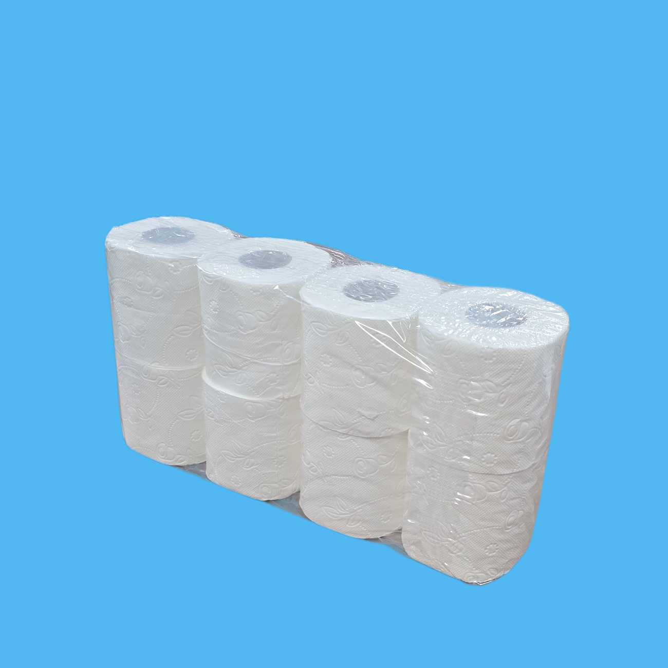 Toilettenpapier Profi Line Kleinrolle Zellstoff weiß 3-lg 250 Blatt 8x8 Rollen