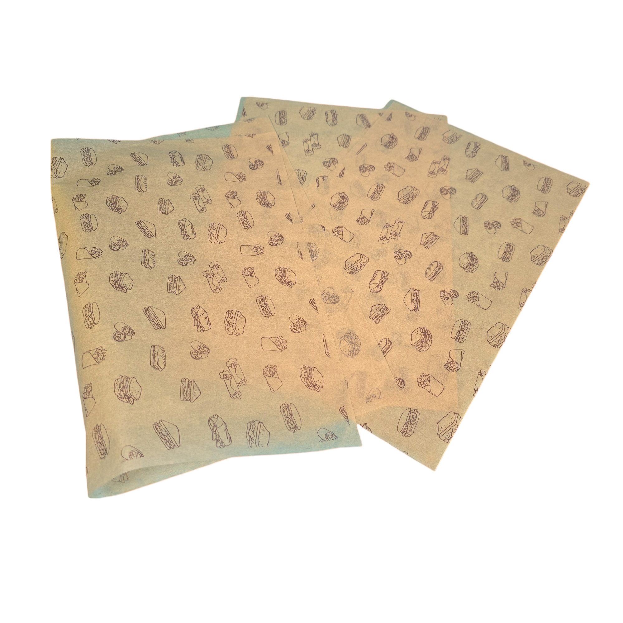 Bio Snack- & Sandwichpapier braun fettdicht 31x40cm 1000St