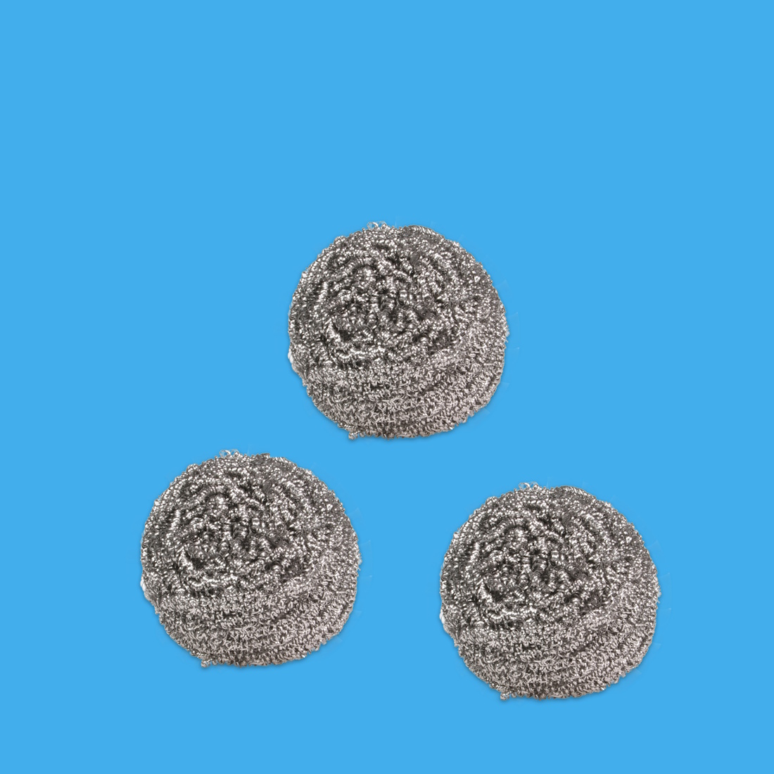 Spiral Topfreiniger / Topfkratzer Edelstahl rostfrei 60g 10St