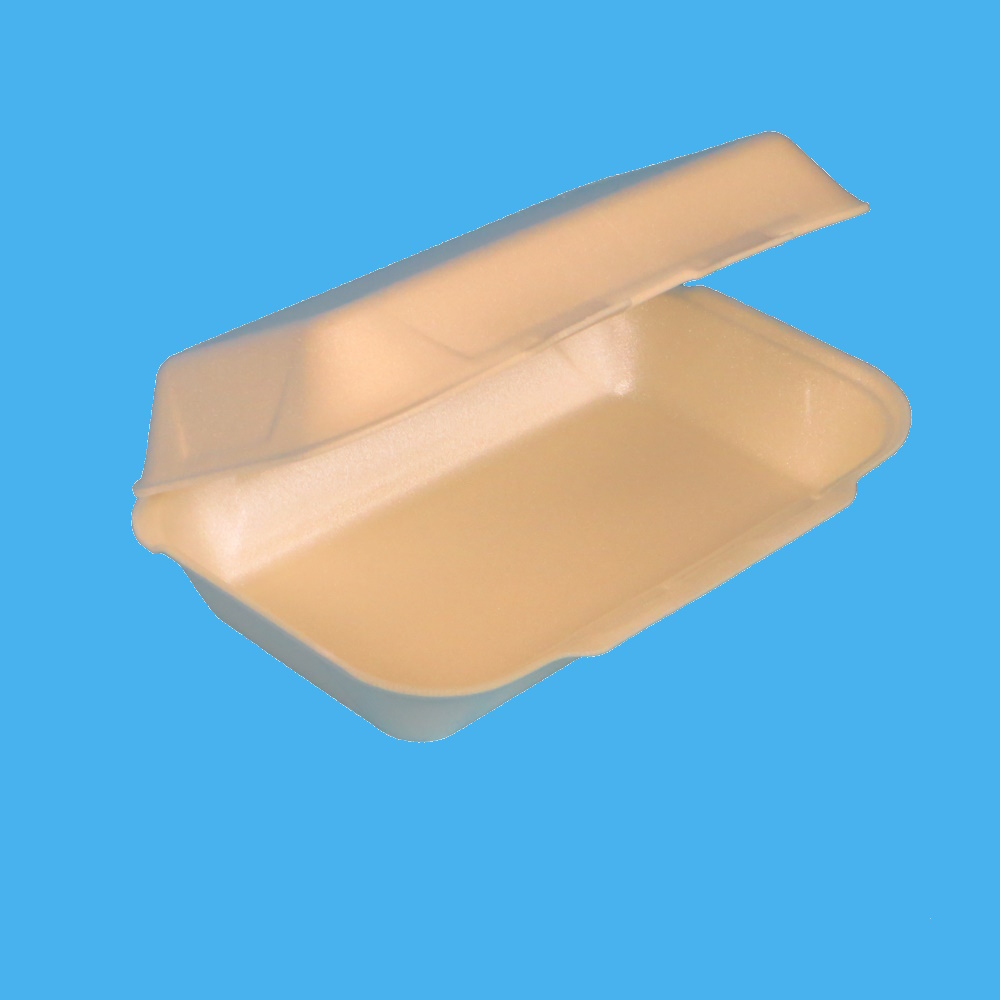 Doppelburgerbox Snackbox IP9 XPS creme 185x155x80mm 500St